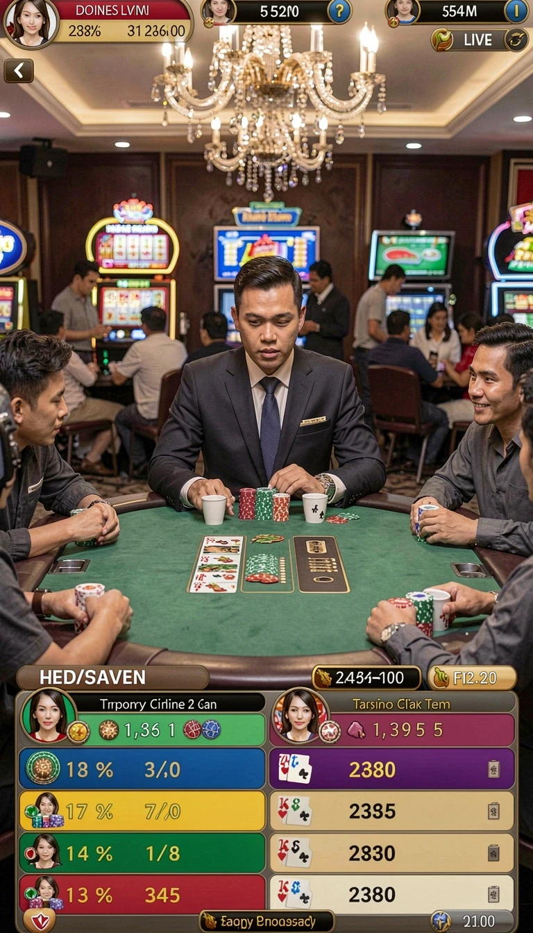 Tampilan utama aplikasi emas777